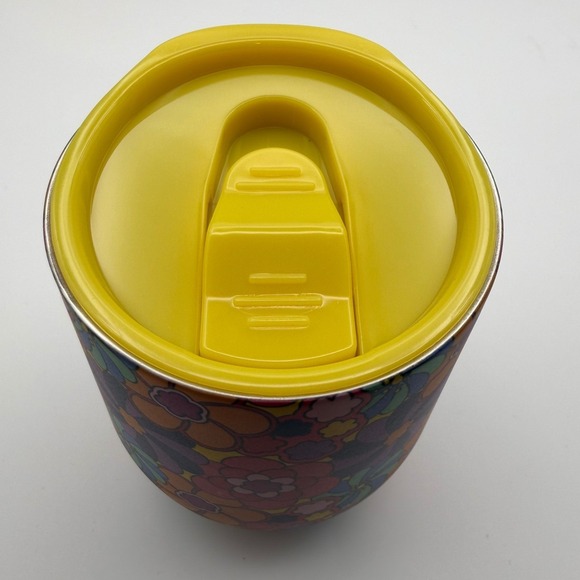 Wine Tumbler Floral Benefit Cosmetics San Francisco 2022 Branded Retro New - Picture 4 of 16